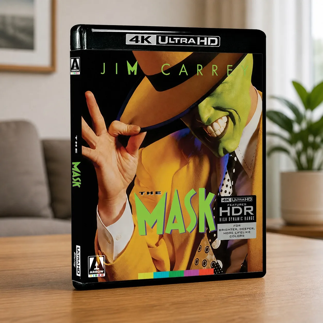HOT 4K UHD The Mask (1994) Blu-ray Movie Disc PS5 compatible with XSX Dolby Vision Atmos