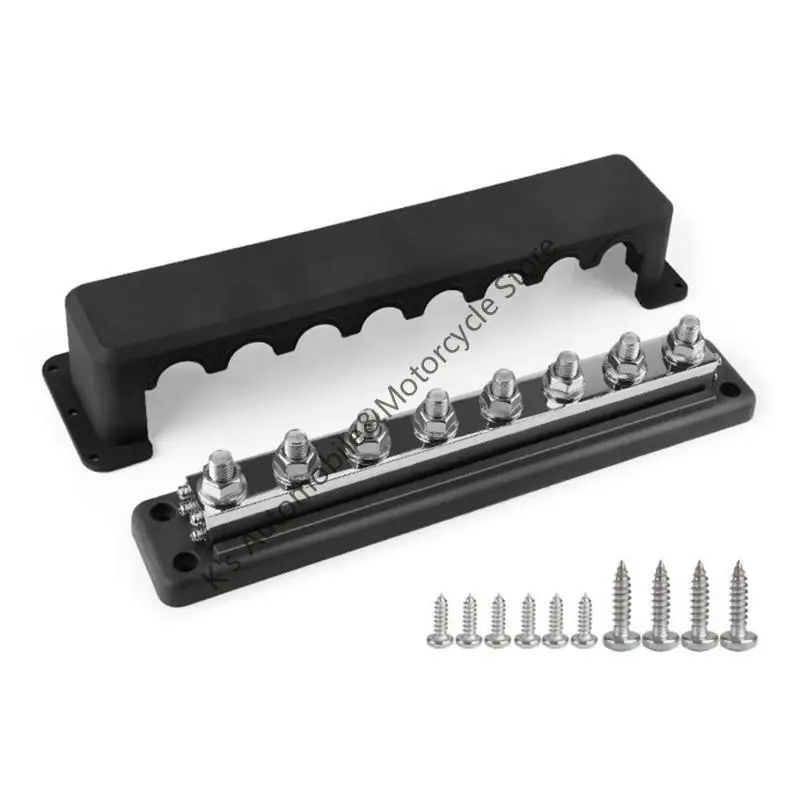 

Q39F Bus Bar Power Distribution Block 600A 48V Heavy Duty 8 Terminals Block