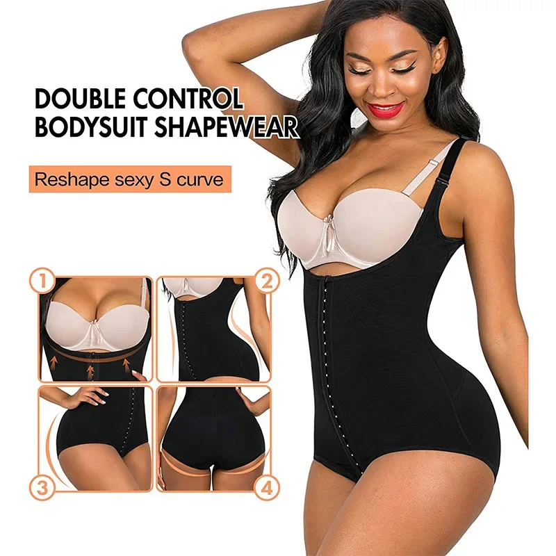 Body Shaper Women Waist Trainer Butt Lifter Flat Stomach Slimming Binders Bodysuit Sheath Belly Pulling Corset Panties Shapewear