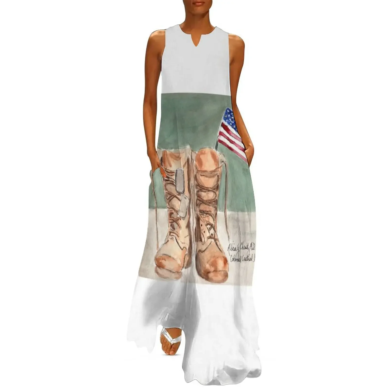 

They Wore the Boots Long Dress Women long dress dresses ladies 2025 summer wedding guest dress 2025 Women's summer suit