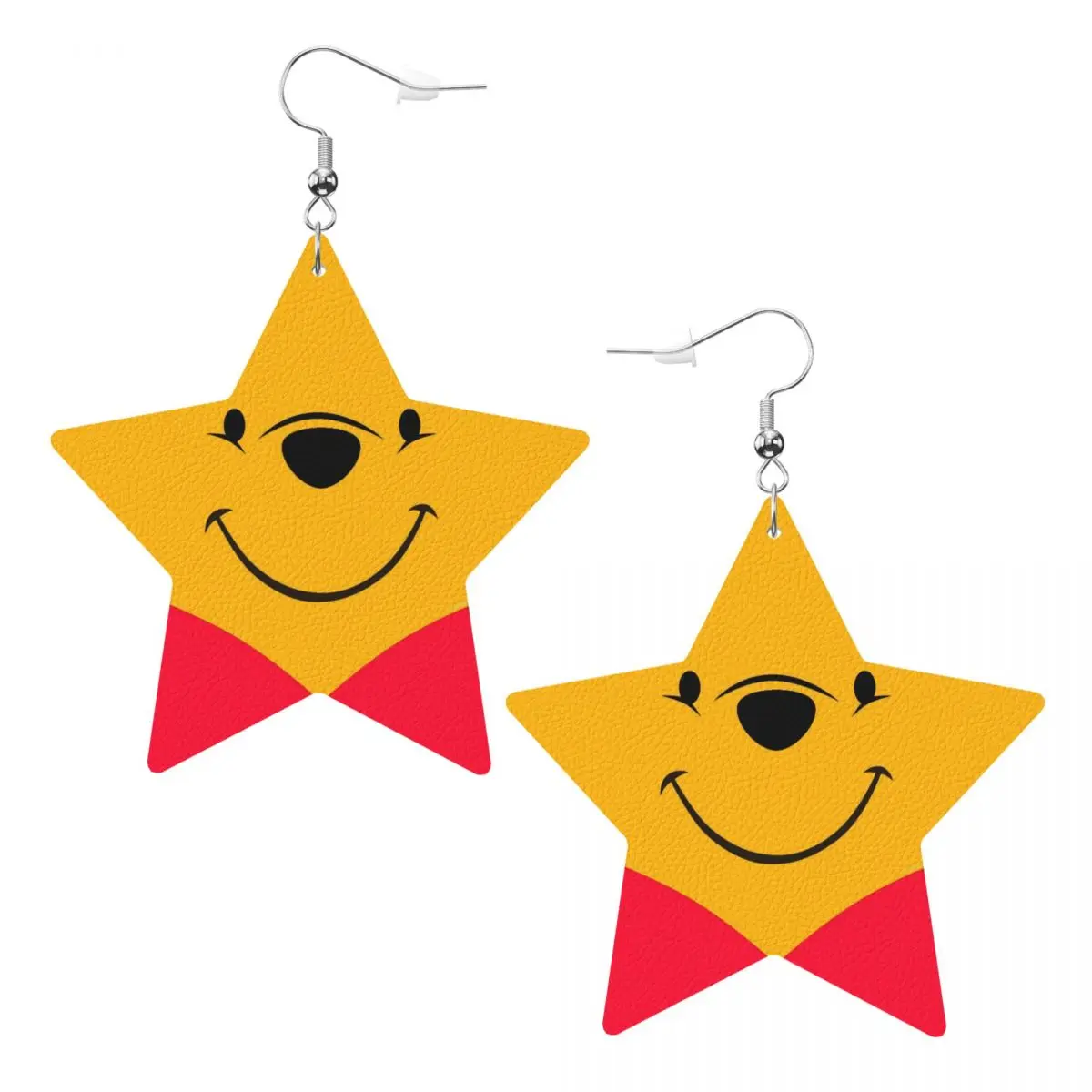 

Custom Winnie The Pooh PVC Leather Earrings Dangle Earrings Jewelry For Women For Wife Mother Gift