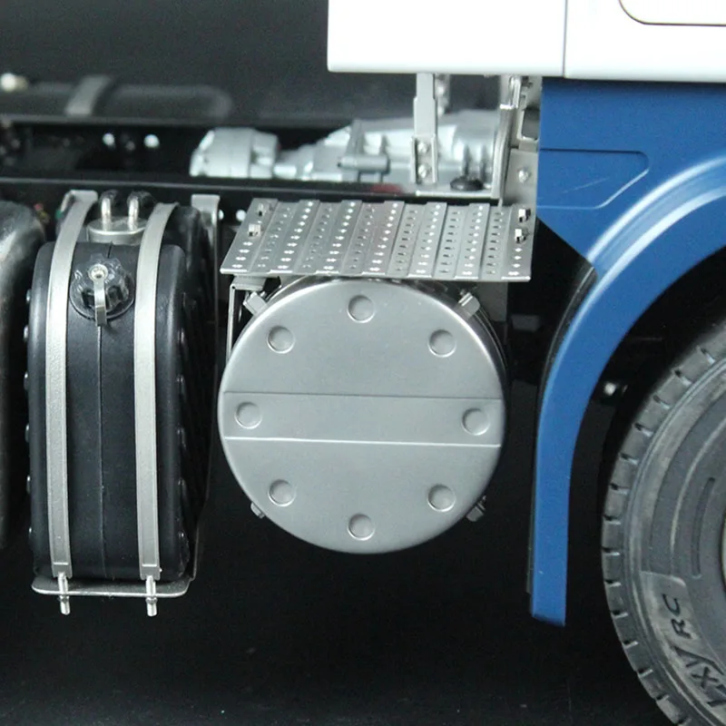 1:14th Scale Metal Simulation Exhaust Box Upgrade Accessories for Tamiya RC Truck SCANIA R730 R620 R470