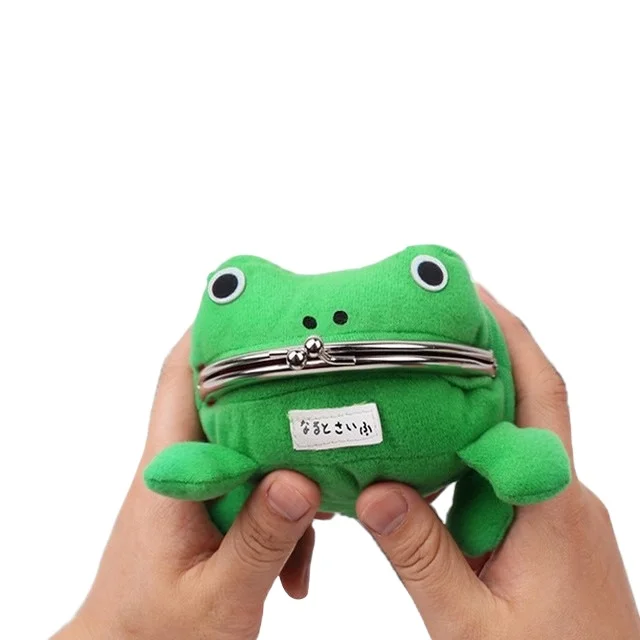 

1PC Frog Coin Purses Cartoon Wallet Pouch Anime Manga Shape Fluff Clutch Cosplay Cute Wallet Purse Coin Holder Girls Gift