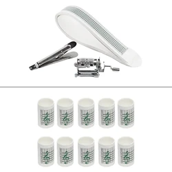 Educational Music Toy Professional Music Box Movement 15 Note with Hole Puncher Paper Tapes Gift for Family or Friend
