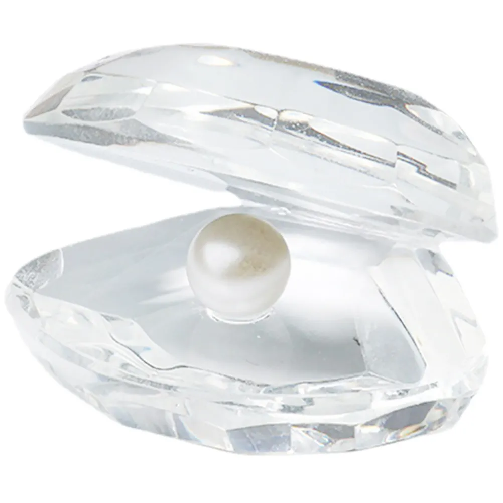 Crystal Seashell Ornament Exquisite Realistic Shape Lightweight Compact Desk Decor Crystal Crafts Decor Seashell Statue for Home