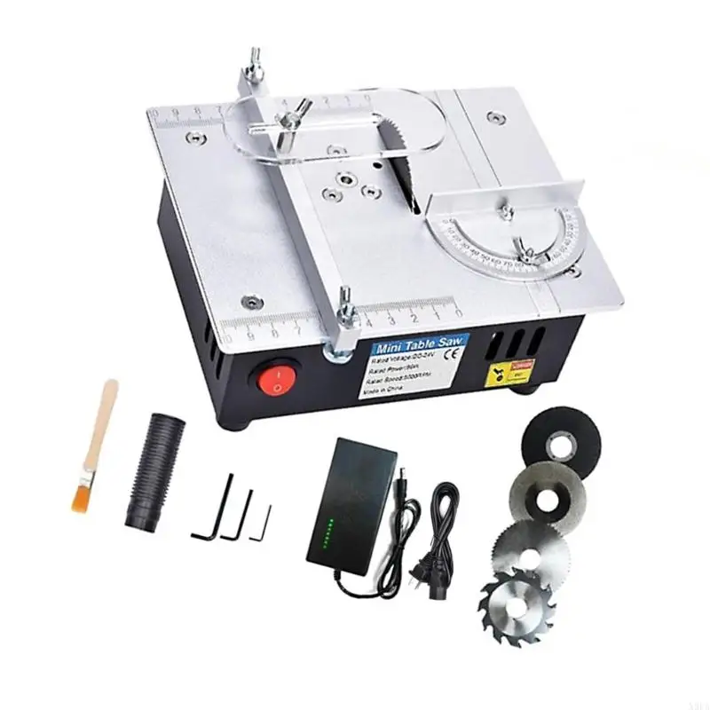X9FA Precisions Table Sawer, DIY Hobby Handmade Woodworking Benches Cutting Machine Adjustable Desktop Sawer