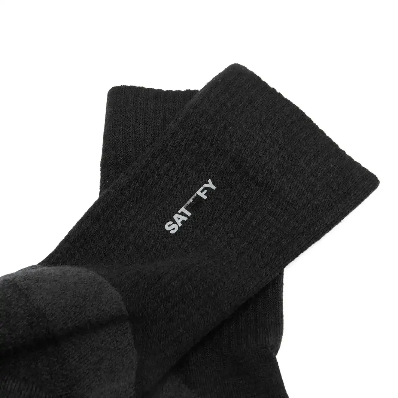 2026 New Satfy Running Sports Elastic Breathable Running Sweating Comfortable Single Wear Medium Tube Sports Socks
