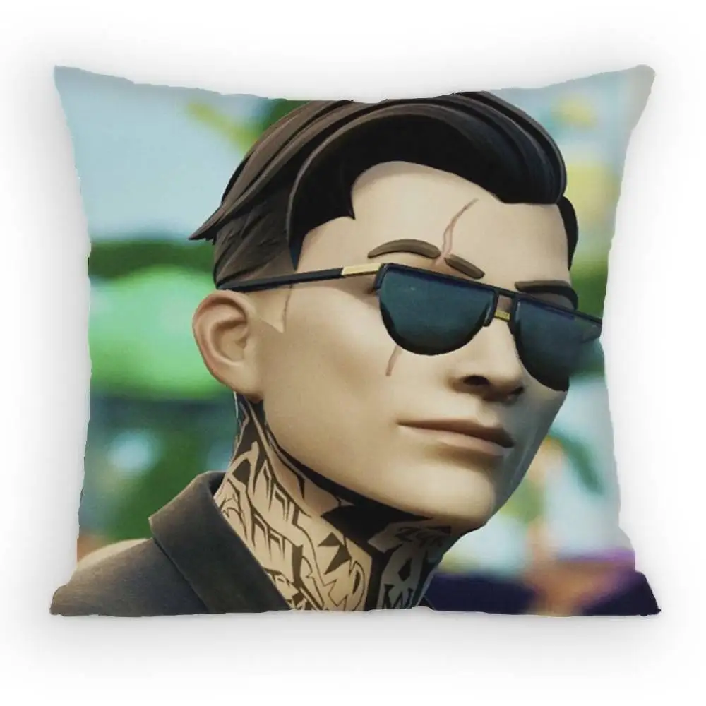 Game Fortnite Midas Kissenbezug, Anti-Staubmilben-Kissenbezug, unsichtbarer Reißverschluss, seidiger Sofakissenbezug für Schlafzimmer – Detail 10