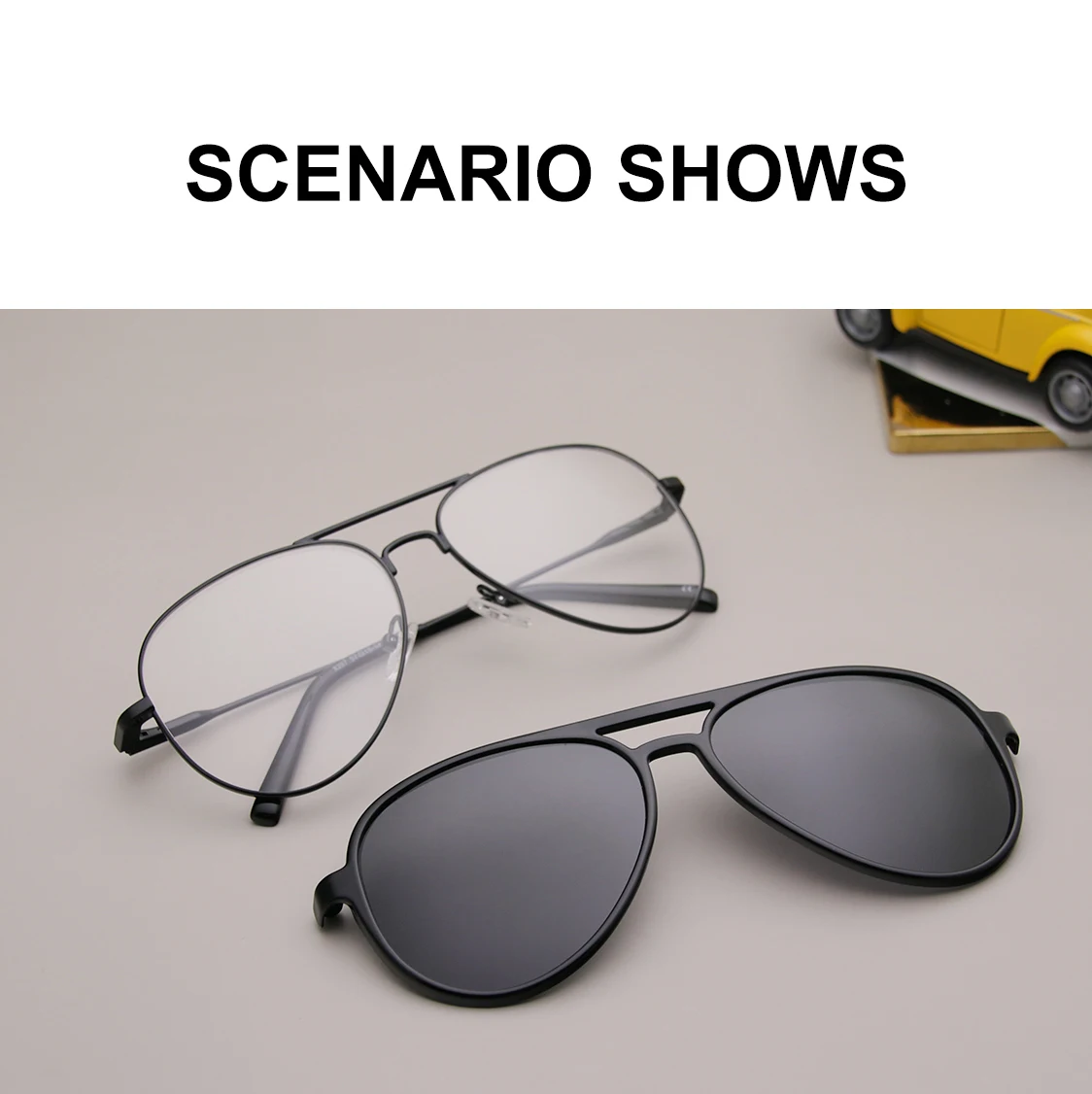 X207 Sonnenbrille für Herren, polarisierte Sonnenbrille, Reisebrille, klassische Pilotenbrille mit UV 400-Schutz – Detail 7