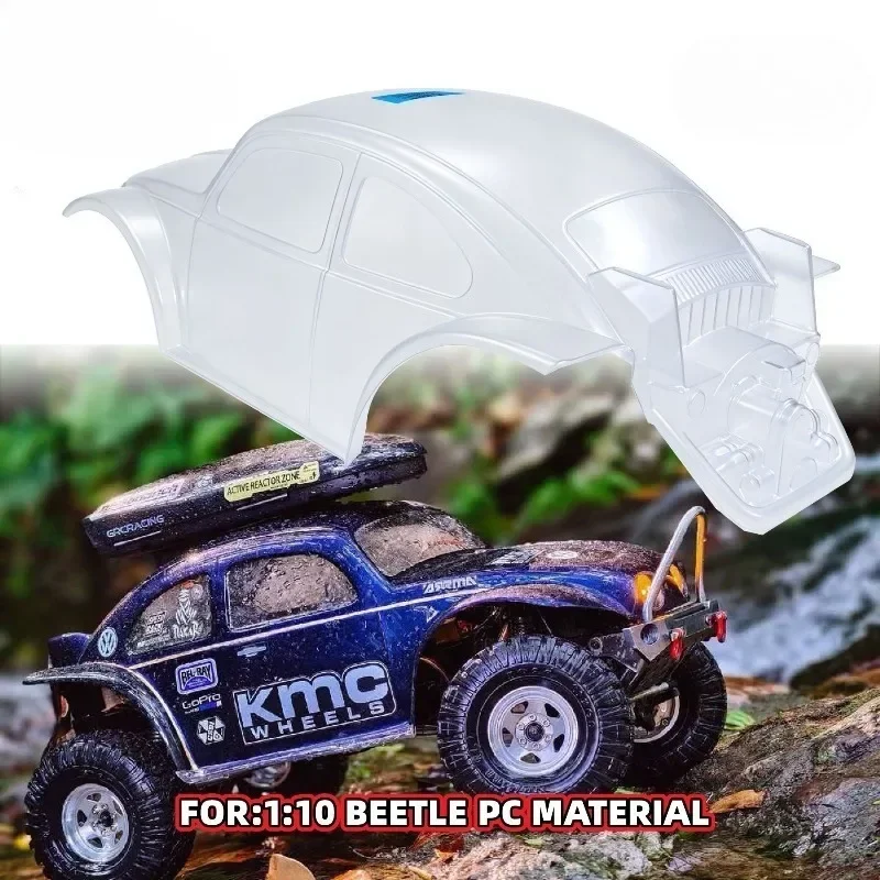 1/8 1/10 Vintage Beetle PC Body Shell Universal RC Car Body Cover For 313-360mm Wheelbase Crawler Short Course Truck 2