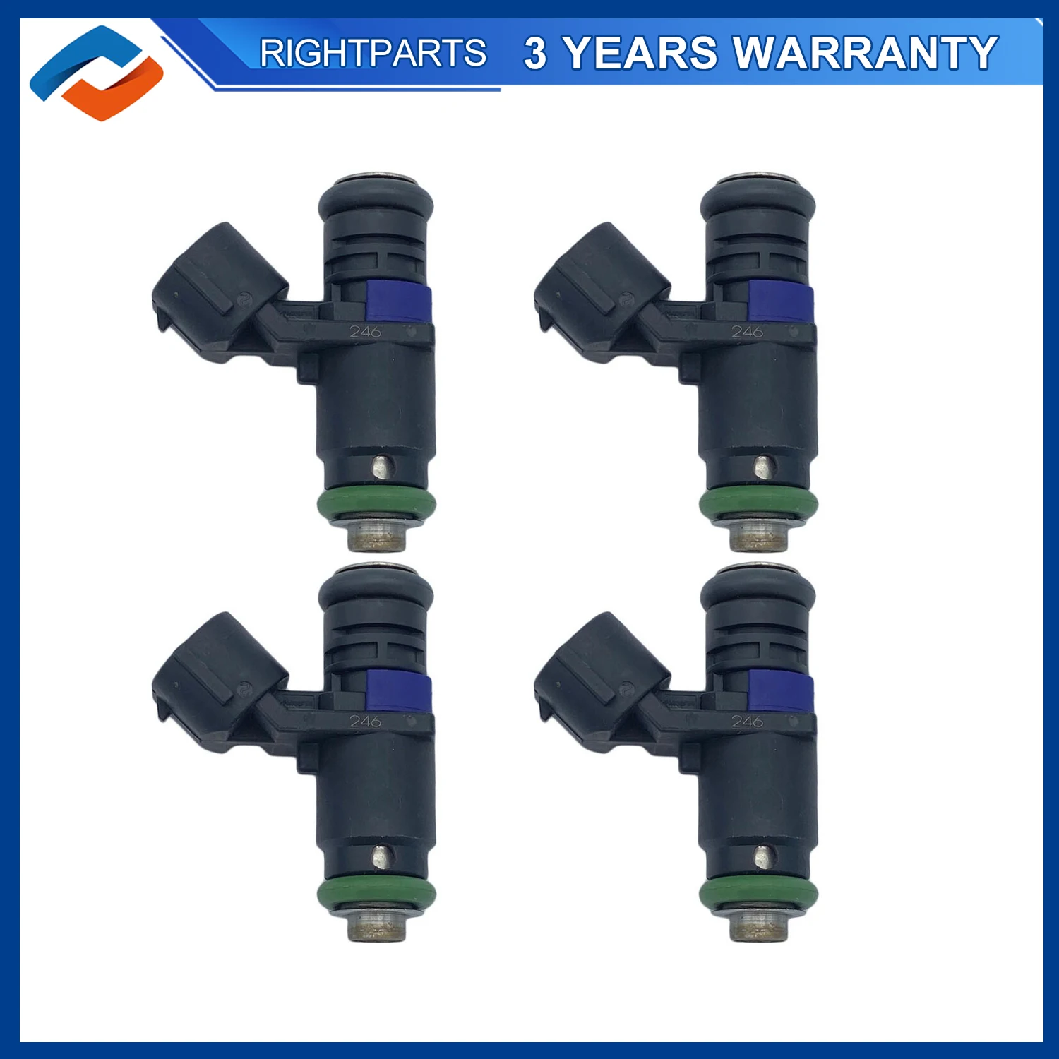 

4PCS 04E906031H Fuel Injectors For Skoda Fabia III Citigo Seat Mii Ibiza V VW Caddy A1638103 04E906031F INJB135N