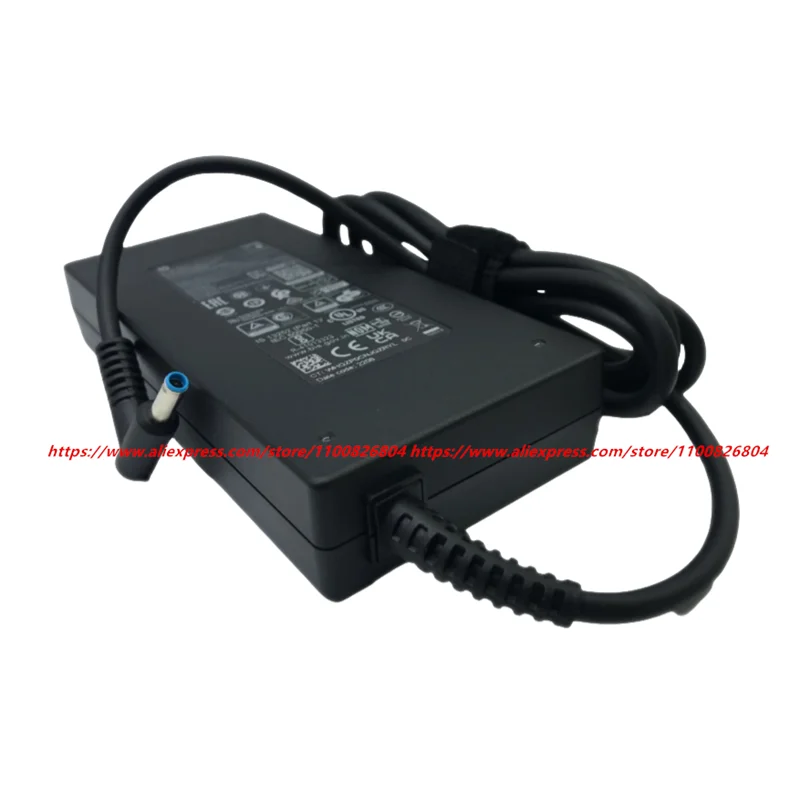 Für HP Laptop Ladegerät Original 19,5 V 6,15 A 120 W TPN-CA19 TPN-DA19 TPN-LA18 L41423-002 L41856-001 Netzteil AC Adapter Blaue Spitze