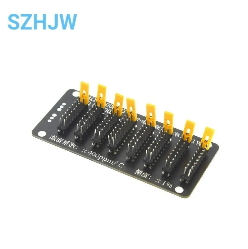 7 Seven Decade 1R - 9999999R Programmable Adjustable SMD Resistor Slide Resistor Board Step Accuracy 1R 1% 1/2 Watt Module 200V