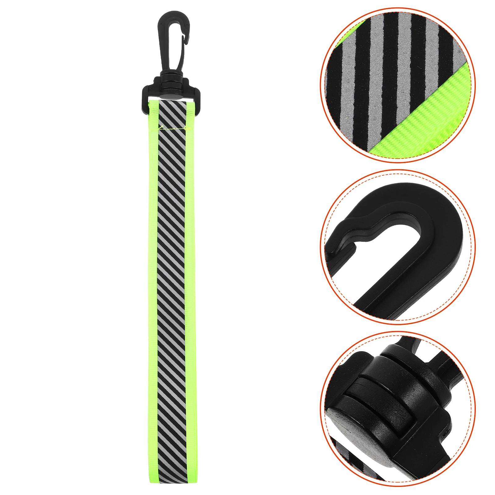 

Reflective Pendant Bag Charm Keychain Keychains Lightweight Backpack Ring Ribbon