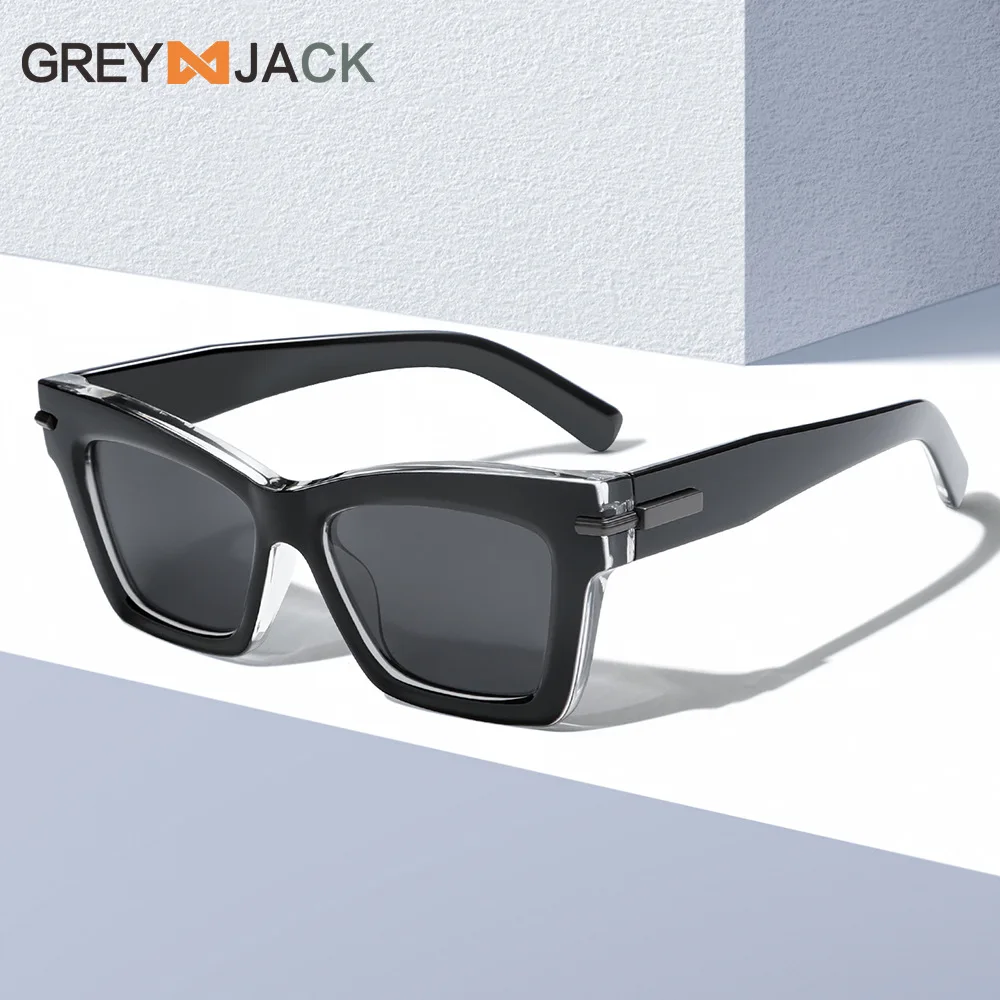 2026 Classic Retro Square Polarized Sunglasses Luxury Cat Eye UV400 Unisex Outdoor Anti UV Fashion Eyewear