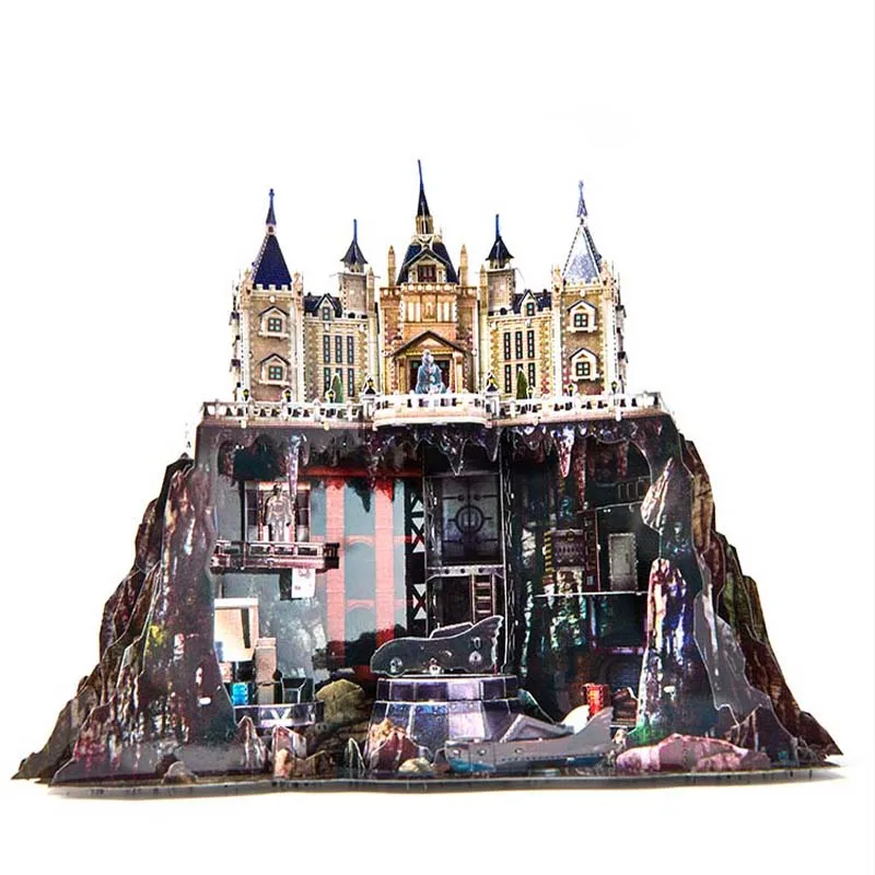 Manor Castle Architecture All metal stainless steel DIY3D three-dimensional puzzle alloy assembling model