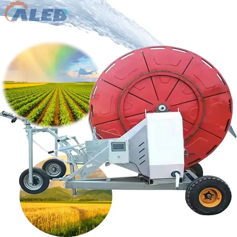 YWM Certificate Long Service High Efficiency Agricultural Hose Sprinkler Machine Large Flow for Cash Crop Planting