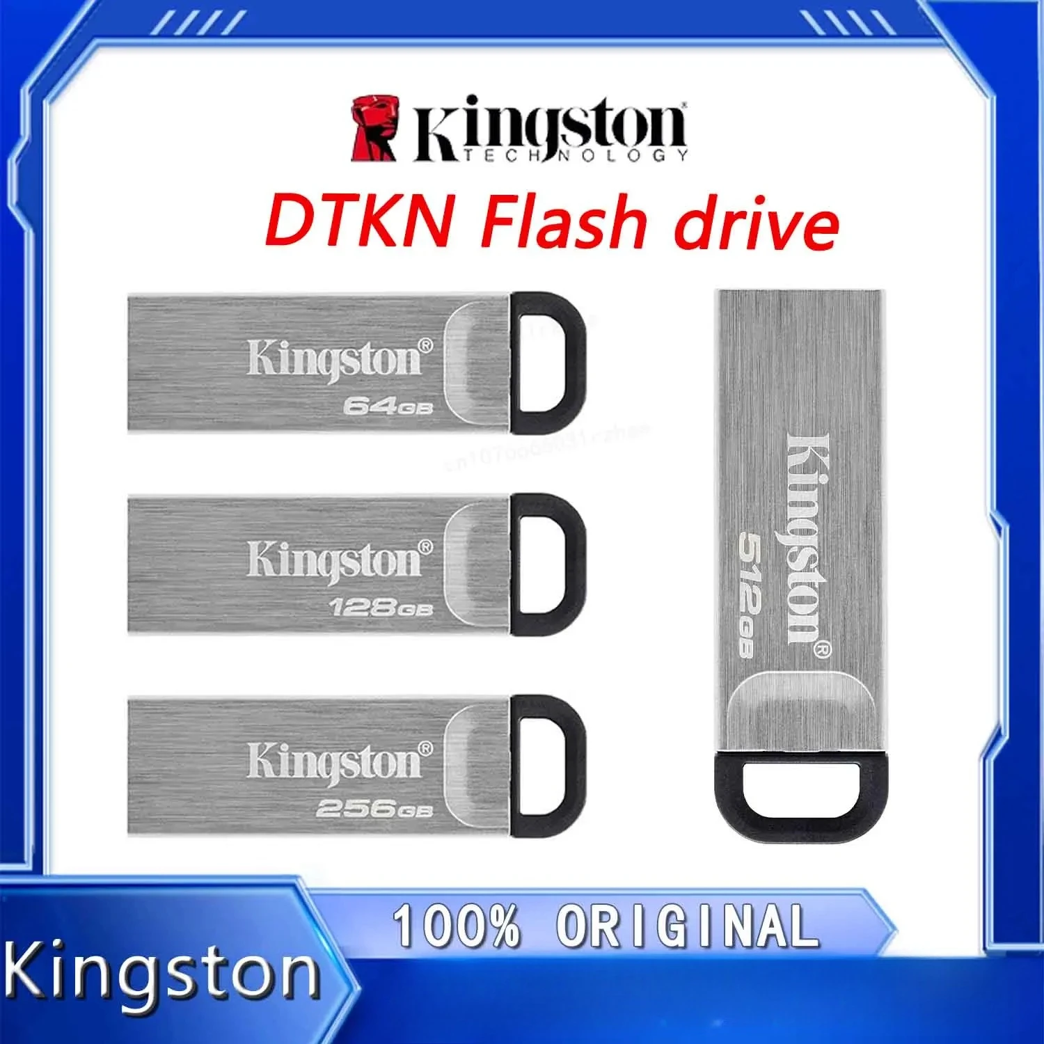 Kingston DataTraveler Kyson USB Flash Drive 32GB 64GB 128GB 256GB USB 3.2 Flash Penrive DTKN Pen Drive for Computer