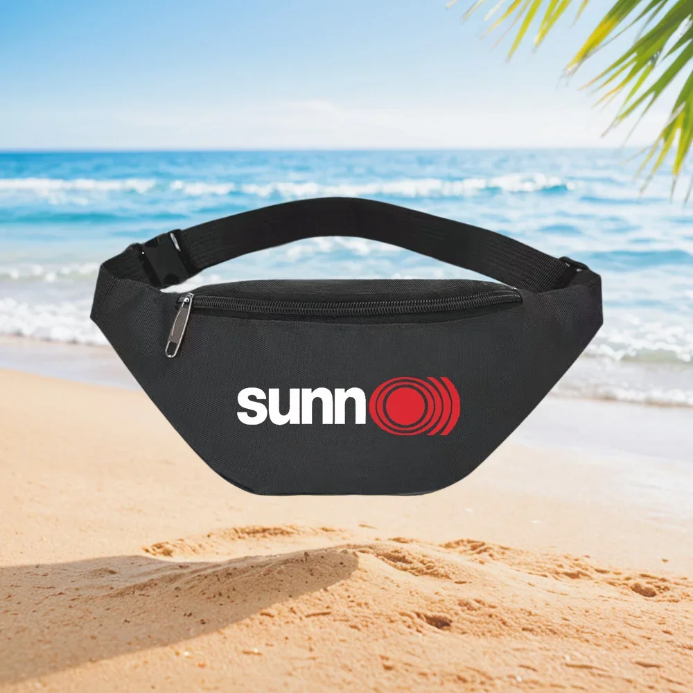 Sunn Brand Logo Simple Design Fashionable Unique Minimalist Style Waist Backpack Crossbody Chest Bag Street Casual Sporty Fashio