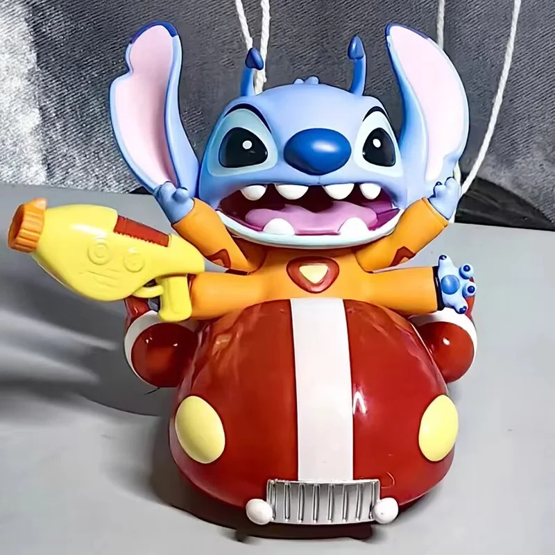 Figura de acción Kawaii de Disney Stitch Play Series, modelo coleccionable, caja ciega de juguete, figura de Anime para niños, regalo de decoración de Navidad