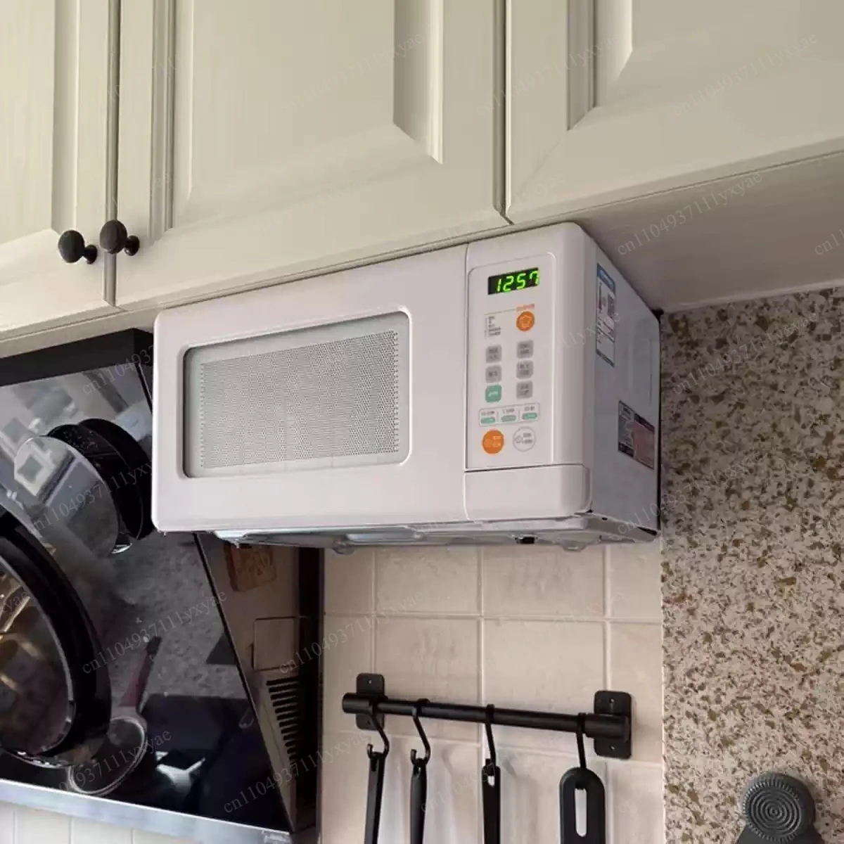 Compact mini ultra range microwave oven, 15L, space saving wall mounted kitchen appliance