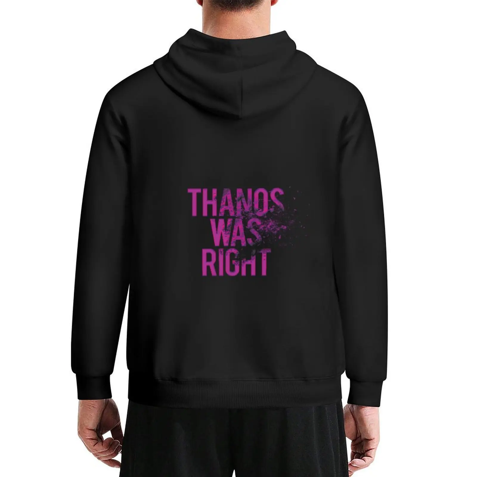 

Thanos Was Right Hoodie autumn new products aesthetic clothing japanese style mens clothing hoodie for men