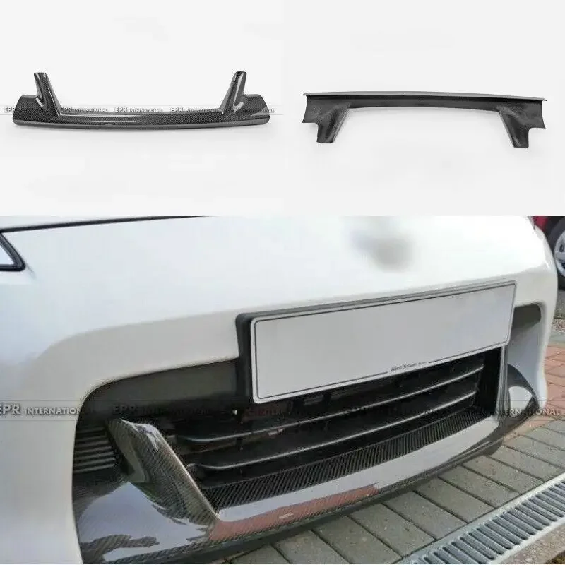 For Nissan 09-12 370Z Z34 Zenki Carbon Fiber Front Air Duct Fang Cover Bodykits