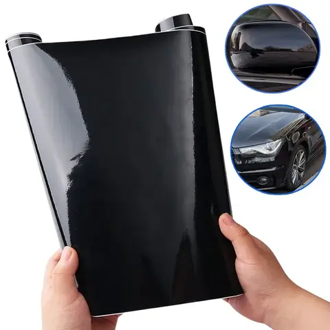 10 best sales matte black vinyl car wrap - №2