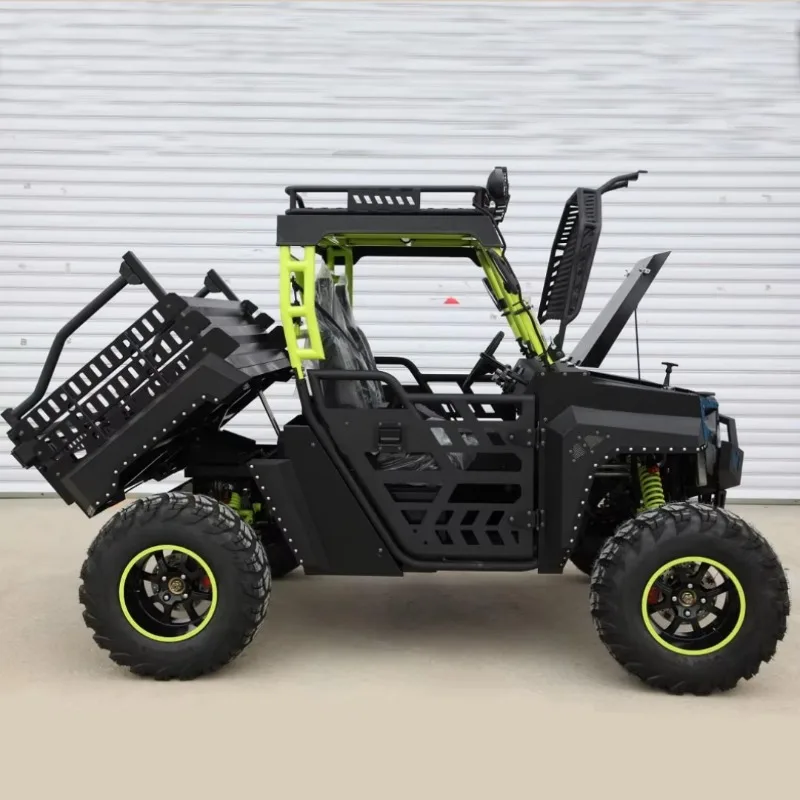 Custom Made Petrol Commercial UTV 4x4 Off Road Side By Side Vehicle For Industrial Facility Security Fleet Services