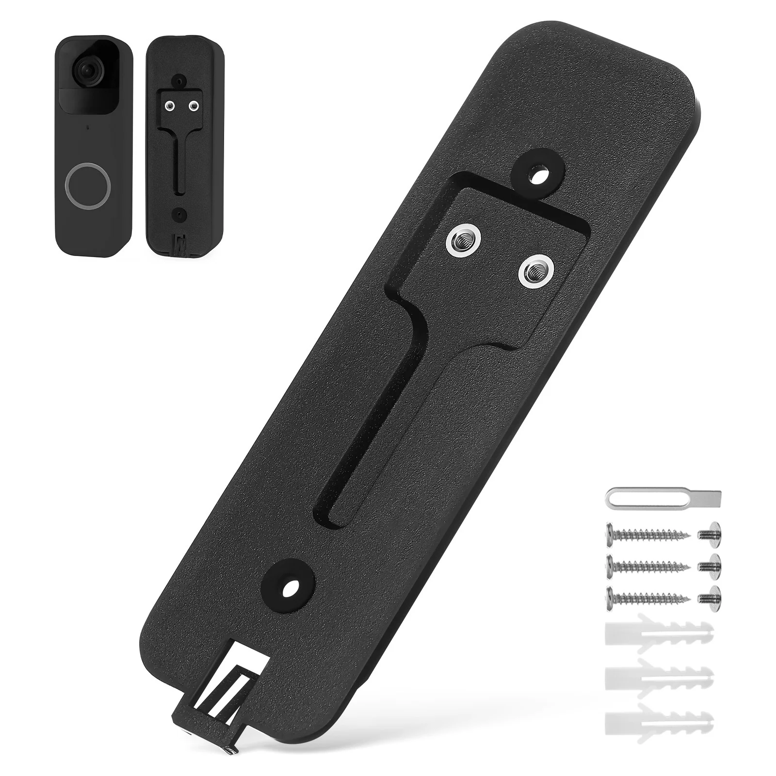 1pcs Blink Doorbell Backplate Mount Replacement Sturdy Plastic Compatible With Most Blink Models Video Doorbell Camera Accessory