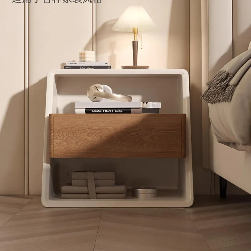 

European Vintage Bedside Cabinet Unique Modern Storage Elegant Night Tables Nordic Dressers Mesa De Noche Bedroom Furniture