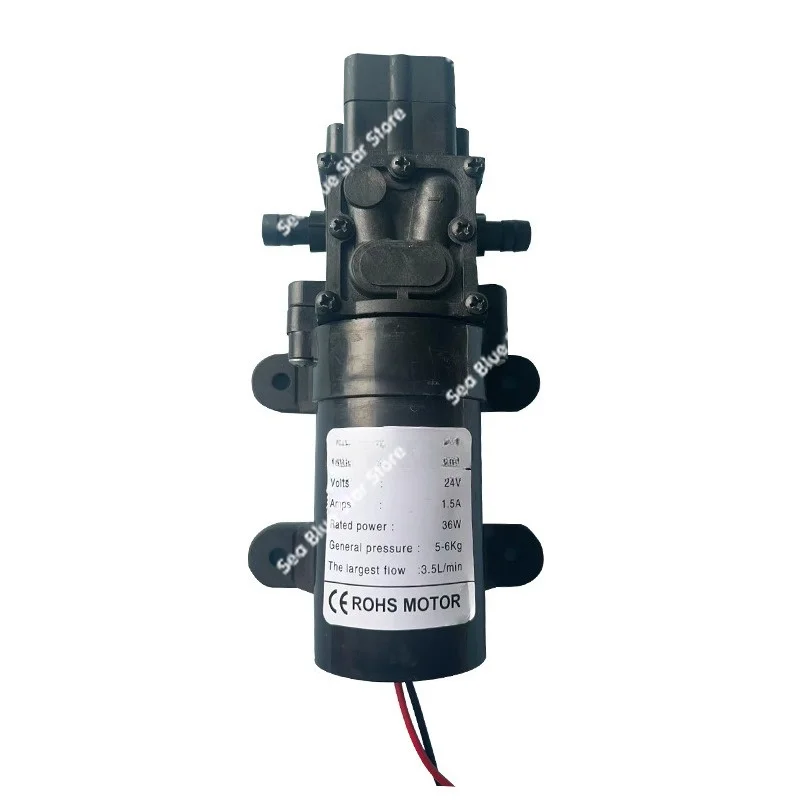 DC water pump 12V18V24V48V36W3210 intelligent diaphragm pump pressure cleaning pump low impatient spray