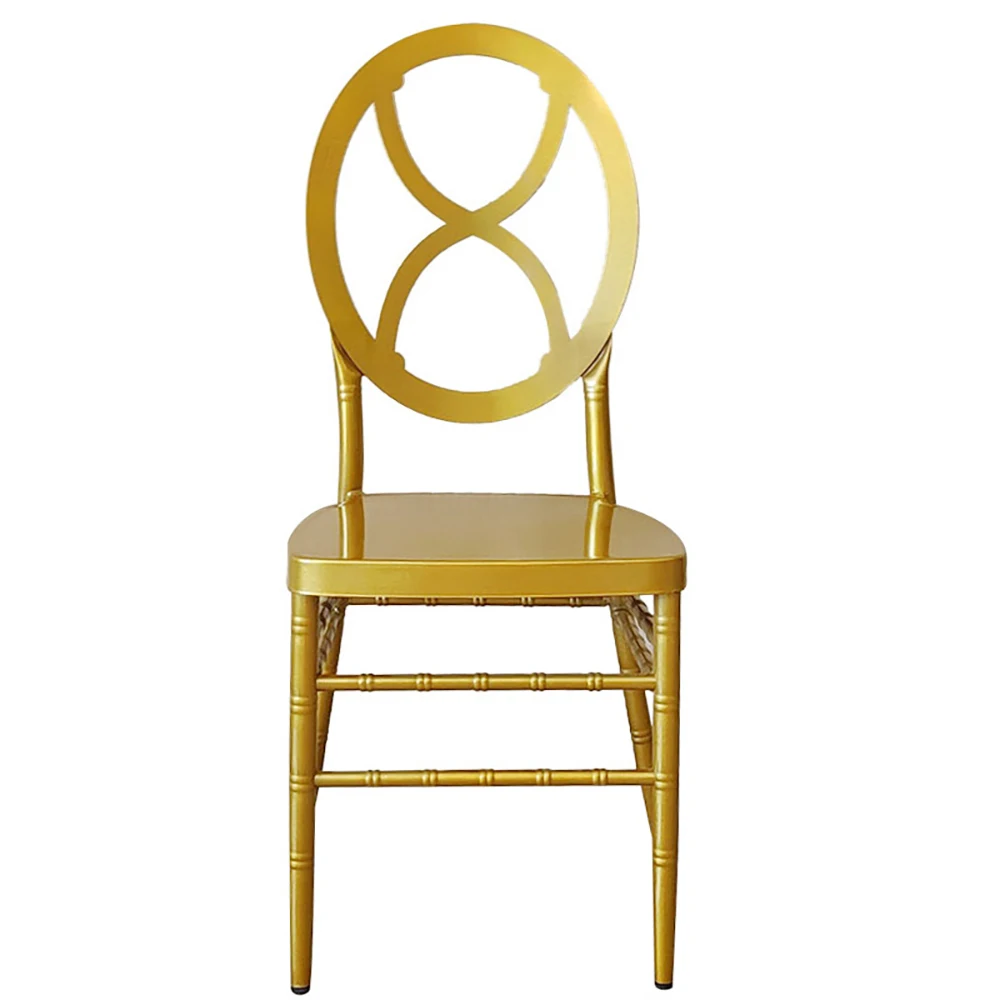 Wholesale Price Furniture Outdoor Wedding Gold Blue Cross Back Metal Legs Modern Stainless Steel Dining Chair