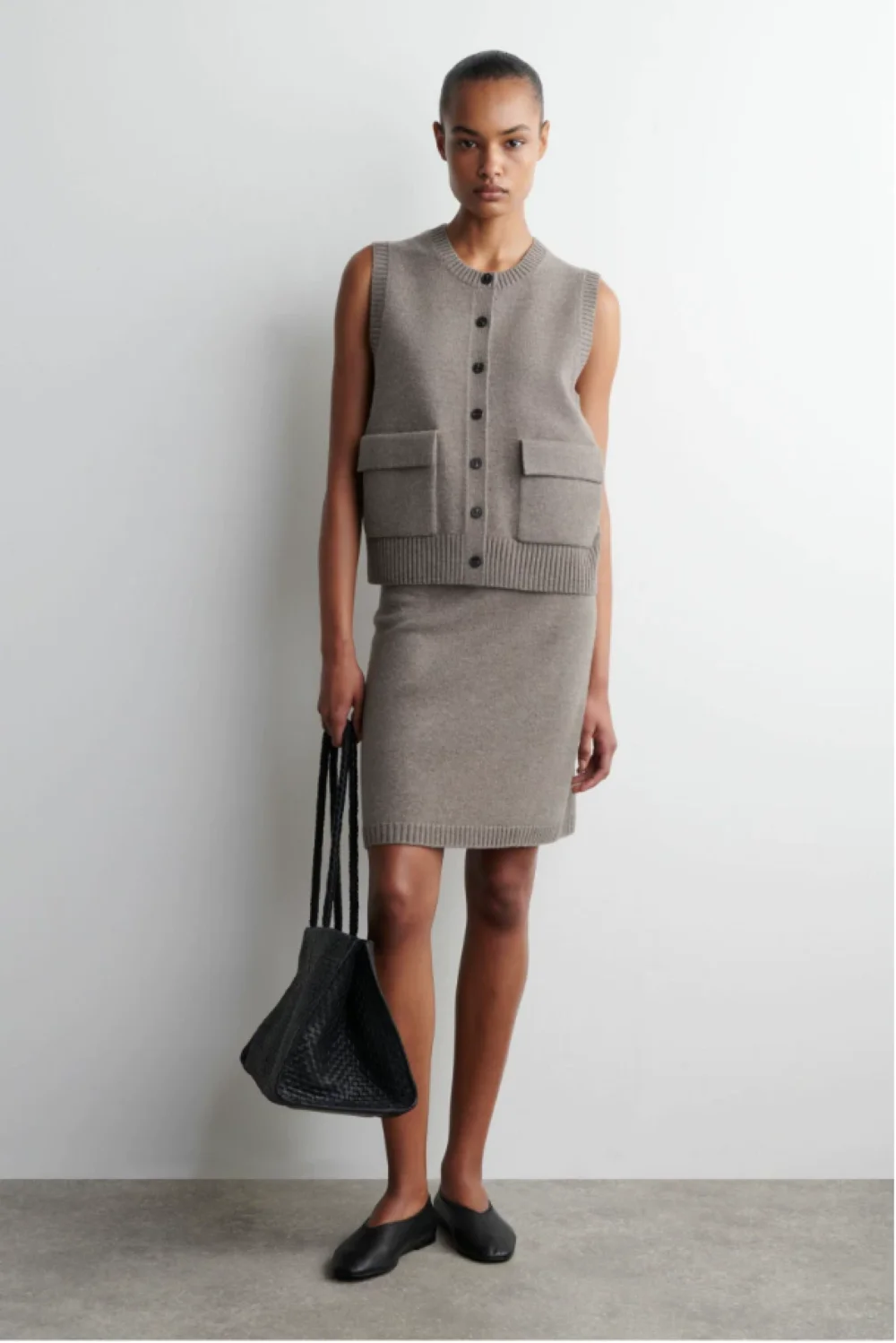 XIMIAN APPAREL 2026 YAZHIMEI cos spring new style of Ladies' Casual Shaping-style wool blend mini midi skirt