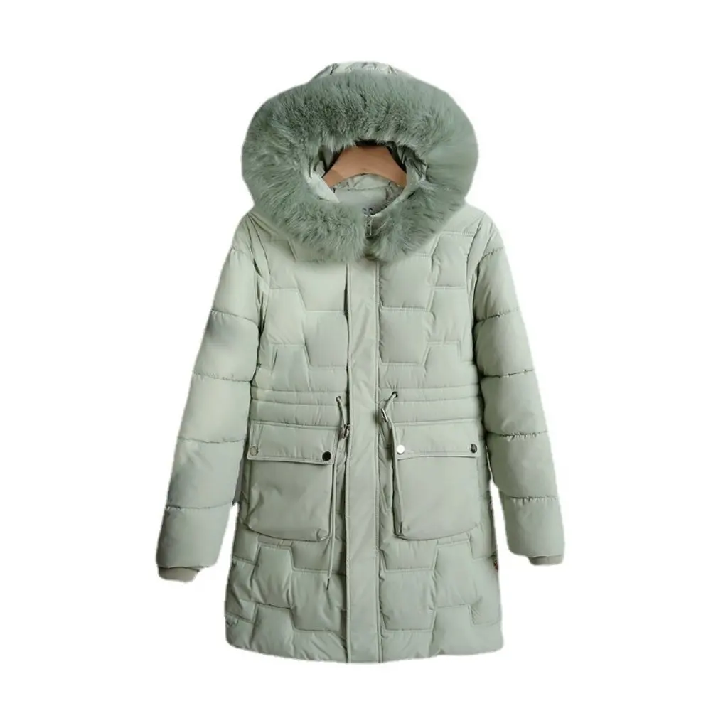 

Women's Mid-Length down Cotton-Padded Jacket Korean-Style Slimming Winter Coat Thickened Fashionable Outerwear