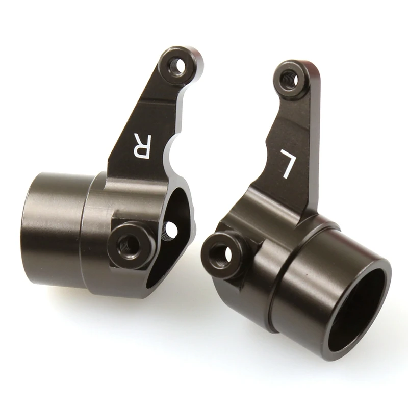 أفضل-CNC الألومنيوم 1/8 RC سيارة كيوشو-ماد كسارة جنون القوة FOXX-USA-1 كأس التوجيه ترقية جزء