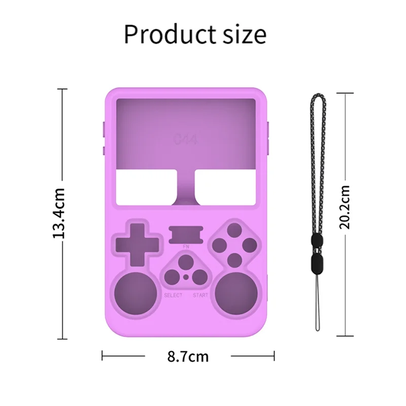 JABS-Case For R36S Silicone Soft Protective Cover Anti-Scratch / Shockproof / Washable Protector Game Console Accessories