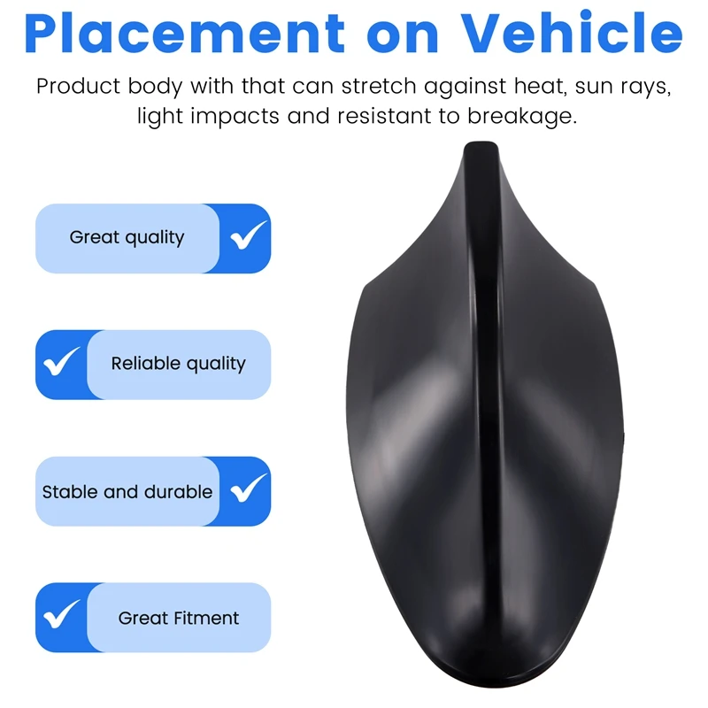 Cangkang antena atap mobil 65209184814, penutup Trim sirip hiu untuk BMW 5 7 Series F10 F18 F01 F02 528I 535I 550I 2010-2016