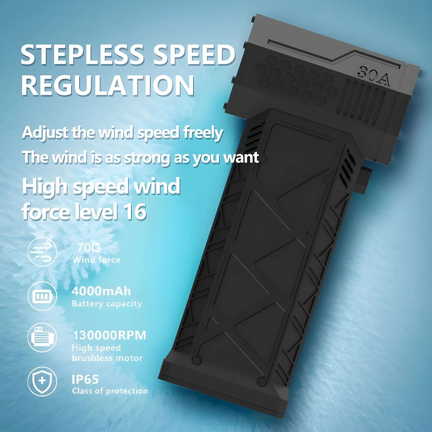 S16 Electric Air Duster, Mini Turbo Jet Fan, มอเตอร์ไร้แปรงถ่านแบบใช้มือถือ 130,000 RPM, ทําความสะอาดพีซีและคีย์บอร์ด, รถยนต์และบ้าน