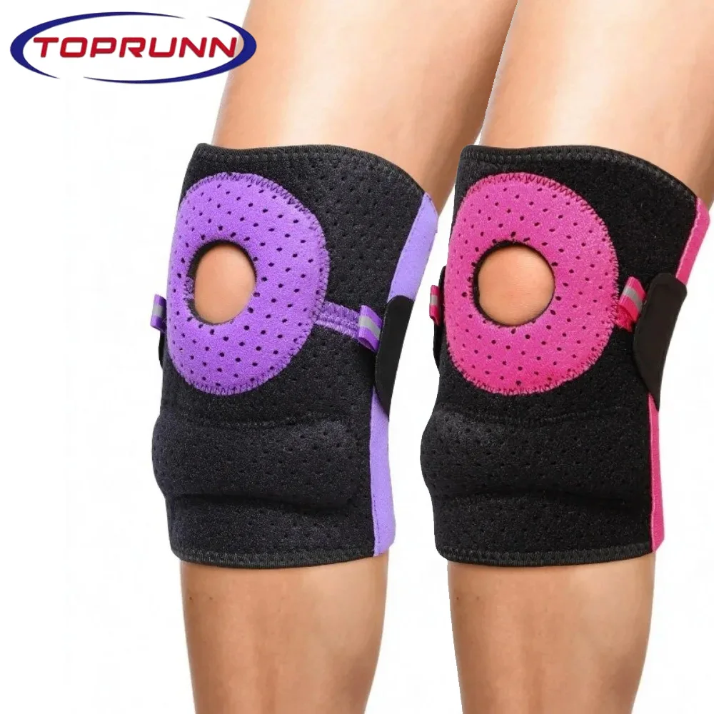 1PCS-Open-Knee-Support-Brace-Adjustable-Neoprene-Sleeve-with-Side-Stabilizers-for-Meniscus-Tear,Running-Sports-for-Men-Women