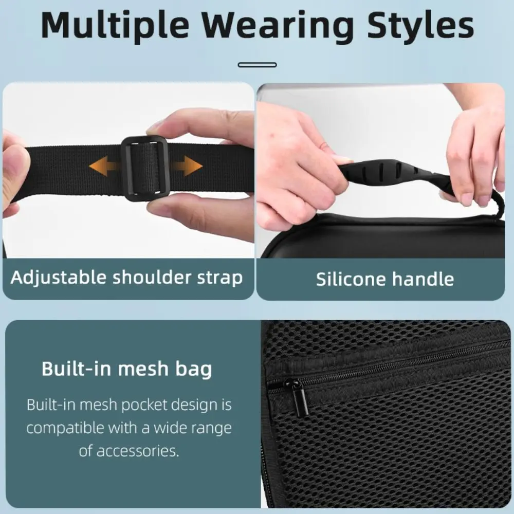 حقيبة حمل من البولي يوريثان حقيبة كتف واقية مقاومة للماء حقيبة يد مضادة للصدمات لملحقات كاميرا الحركة DJI Osmo Pocket 3 #1