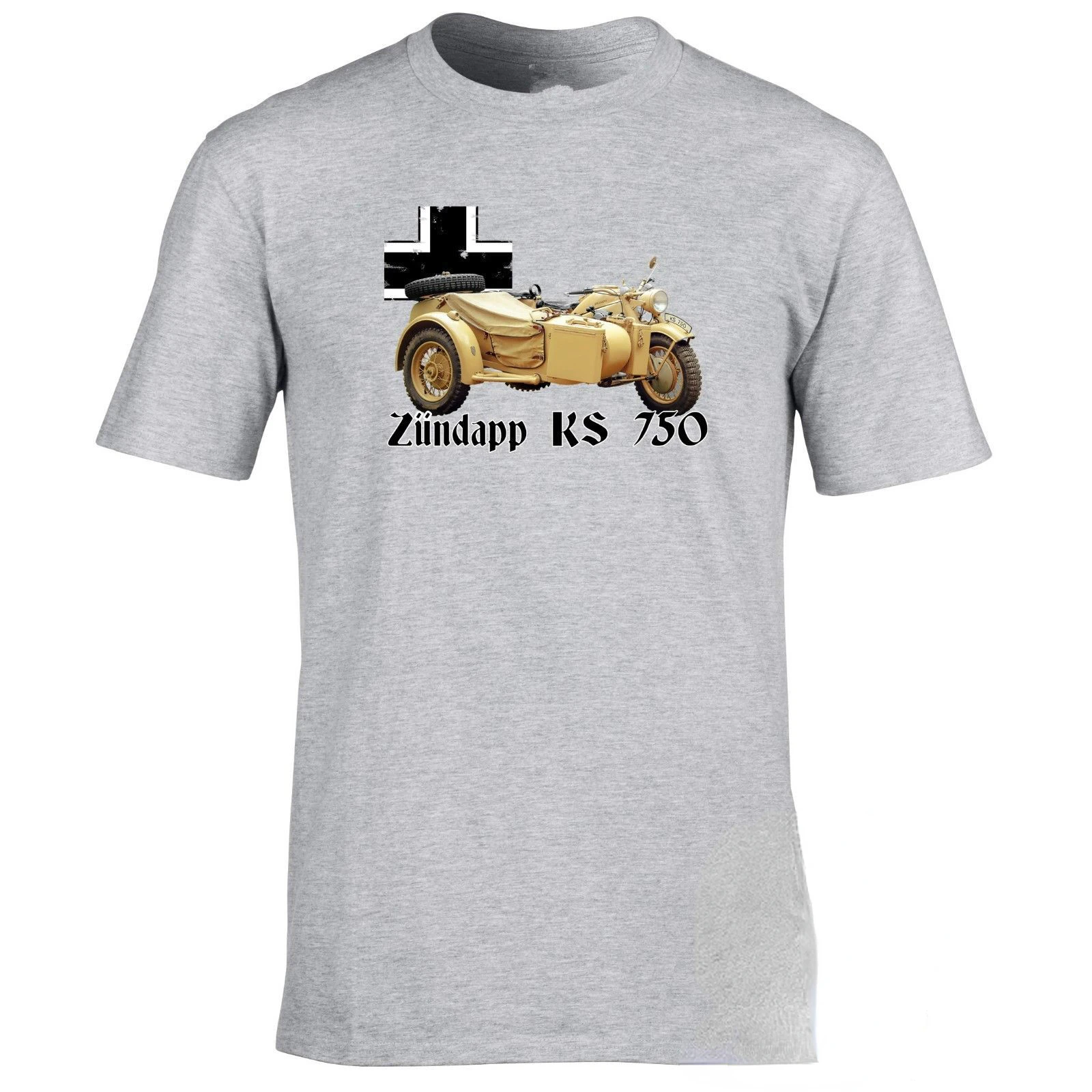 Zundapp K750 WW2 German military motorcycle T-shirt World Tanks World War 2