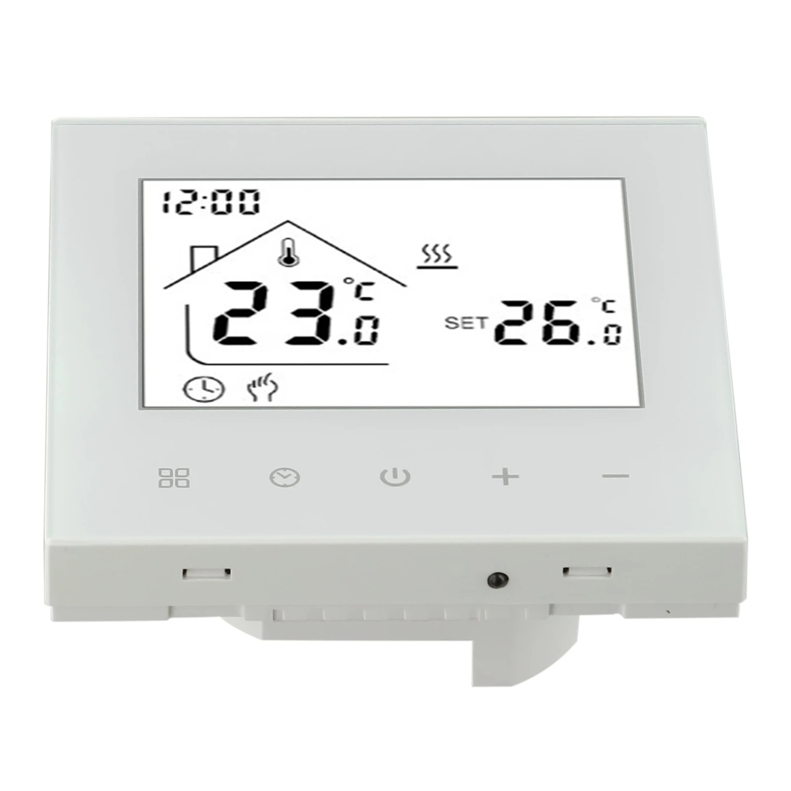 86*86mm Electric Thermostat Ambient And Floor Temperature Sensor for child Lock Thermostat Ambient And Floor Sensors