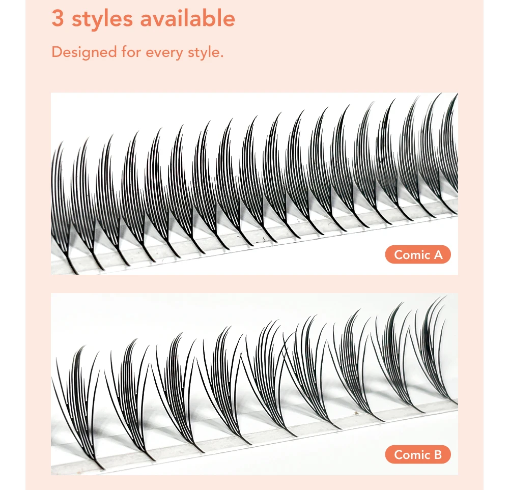DIYDAY Fox Anime Wimpernverlängerung, vorgefertigte Manga-Fee, falsche Wimpern, federleicht, Comic-Spire, Cosplay-Wimpern, natürlicher täglicher Gebrauch – Detail 7