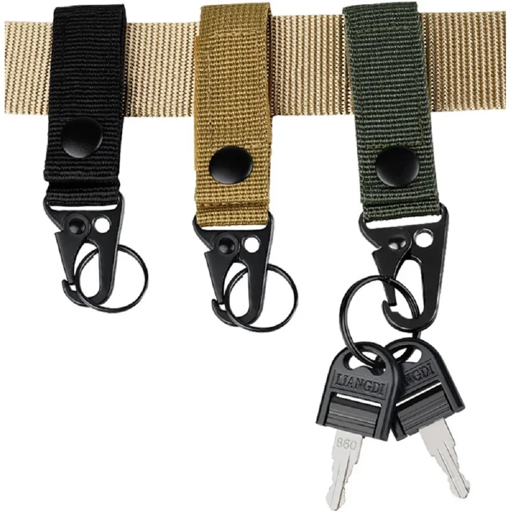 Outdoor-Kletter- und Camping-Zubehör: Taktische Hängeschnalle, Molle-Nylon-Gurtband, Dreieckige Schnalle, Werkzeugzubehör, Karabiner