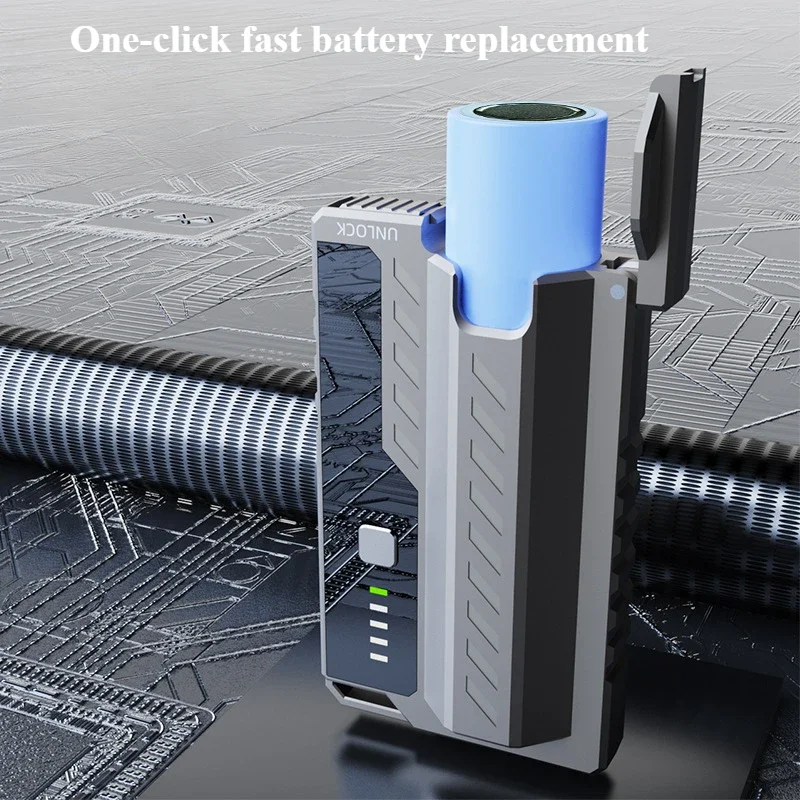 22W Fast Charging Tactical Replaceable Battery Mobile Power Module Charger Portable External Battery for iPhone Xiaomi Samsung