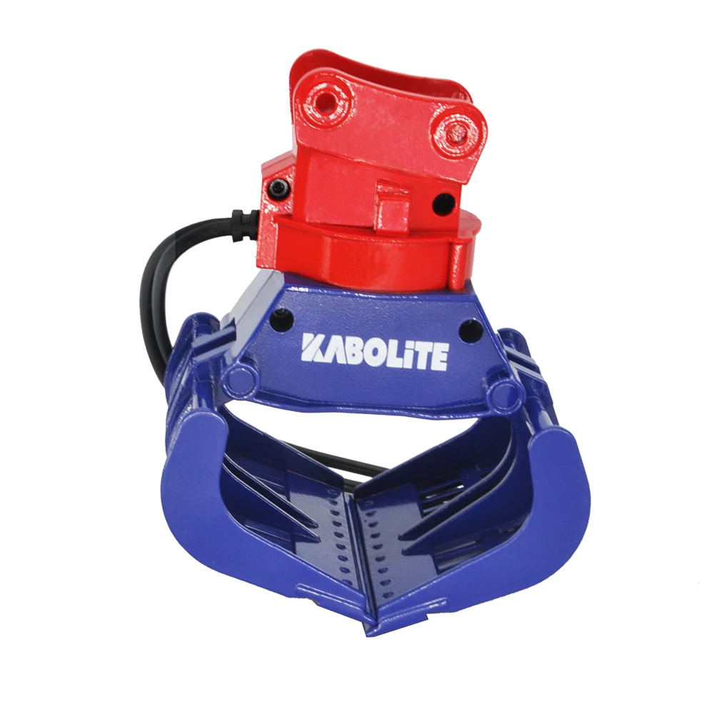 Kabolite Electric Gripper For Huina 1/14 K336 336gc RC Hydraulic Excavator Model Clamp Grab Bucket Assembly DIY Upgrade Parts