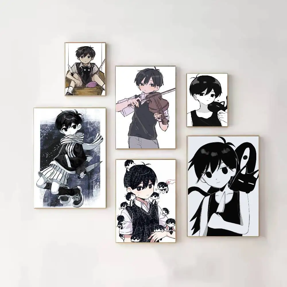 

Game Omori Sunny Mewo Poster HD Self Adhesive Waterproof Wall Art Ideal for Home Office Dorm Gift