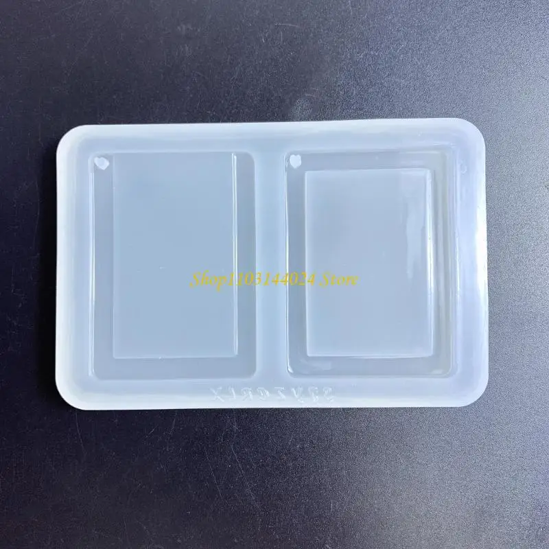 N5KE Mirror Photo Frame Ornaments Silicone Molds Suitable for Epoxy Resin