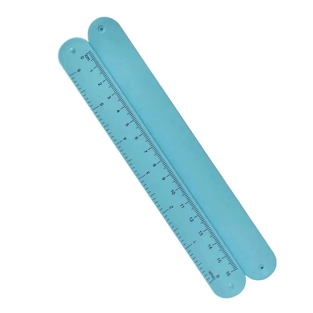 1PC righello colorato Slap bracciali Silicone Learning Scale righello per bambini Slap braccialetti righelli bomboniera scuola premio Gi C9E1